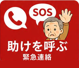 助けを呼ぶ 緊急連絡